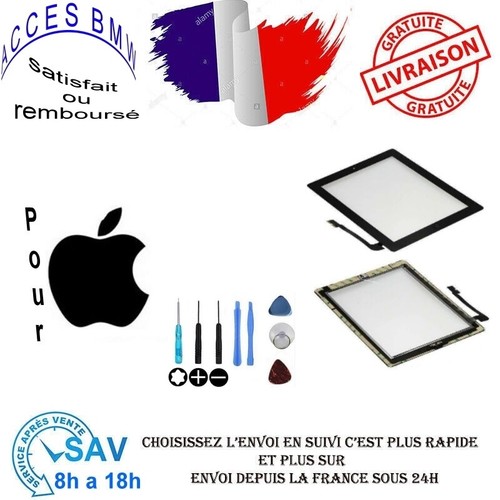 Vitre tactile noir ipad - vitre,